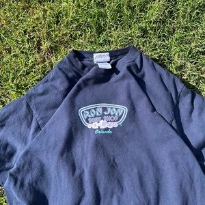 Vintage Ron Jon Surf Shop floral Navy T-Shirt